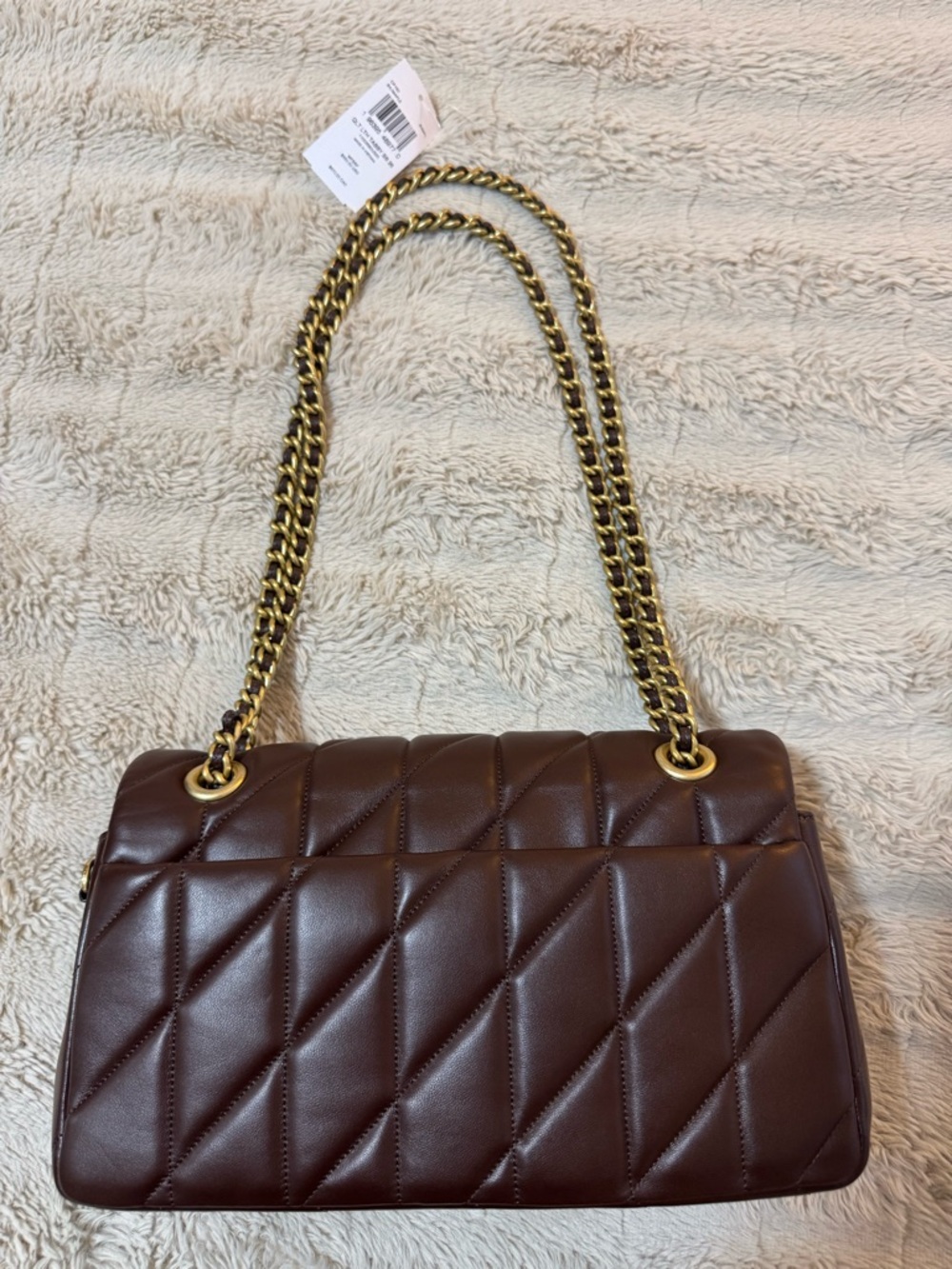 New with box COACH Tabby Shoulder Bag 26
With Pillow Quilting Brass/Maple $550 - Picture 7 of 11